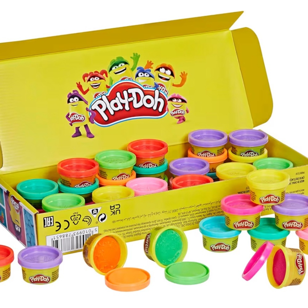 Play-Doh Bulk Handout 42-Pack of 1-Ounce Modeling Compound Cans, Non Candy Ha...